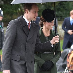 Le prince William et Catherine Kate Middleton, la duchesse de Cambridge - Les membres de la famille royale d’Angleterre ont assisté à la messe de Noël de l’église de St. Mary Magdalene à Norfolk, le 25 décembre 2015 AGENCE / BESTIMAGE