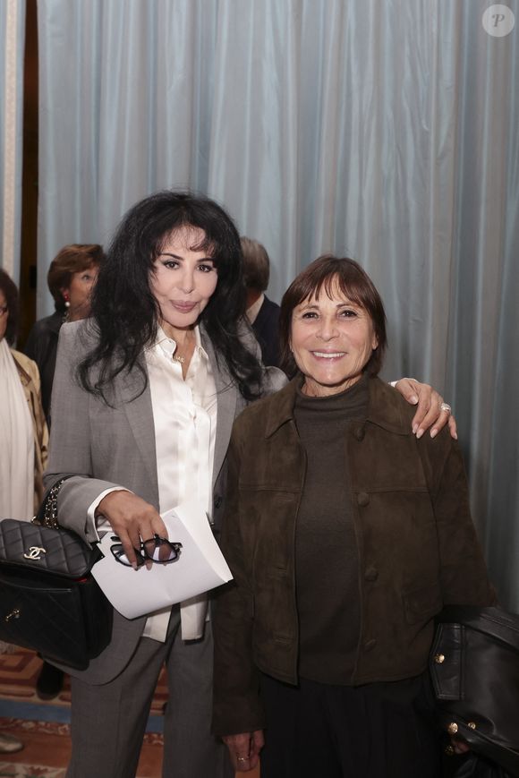 Yamina Benguigui, Véronique Morali - Dîner de La Revue des Deux Mondes au Cercle Interalliée avec en invité d’honneur Gerald Darmanin, Paris, France, le 3 novembre 2025. Les salons du Cercle Interallié ont fait salle comble ce soir-là, réunissant de nombreuses personnalités du monde de la politique, des affaires, du droit, de la culture ou encore de la diplomatie, venues écouter le garde des Sceaux. 
© Jack Tribeca / Bestimage