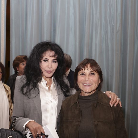 Yamina Benguigui, Véronique Morali - Dîner de La Revue des Deux Mondes au Cercle Interalliée avec en invité d’honneur Gerald Darmanin, Paris, France, le 3 novembre 2025. Les salons du Cercle Interallié ont fait salle comble ce soir-là, réunissant de nombreuses personnalités du monde de la politique, des affaires, du droit, de la culture ou encore de la diplomatie, venues écouter le garde des Sceaux. 
© Jack Tribeca / Bestimage