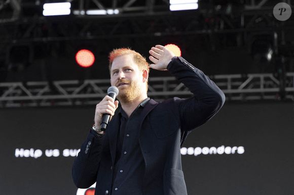 Le prince Harry remet des prix à la communauté lors de One805Live ! le 20 septembre 2025 à Summerland, CA. © SPUS/ABACA