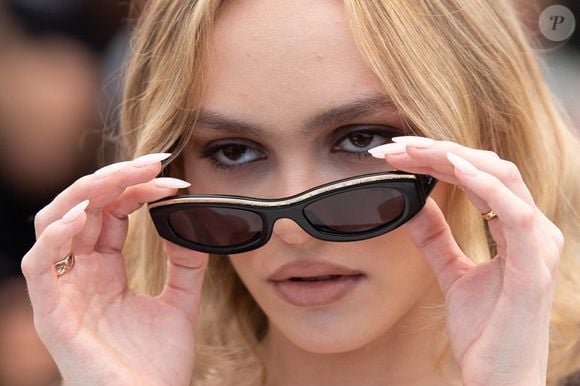 Lily-Rose Depp assiste au photocall de The Idol dans le cadre du 76e Festival de Cannes à Cannes, France, le 23 mai 2023. Photo par Aurore Marechal/ABACAPRESS.COM