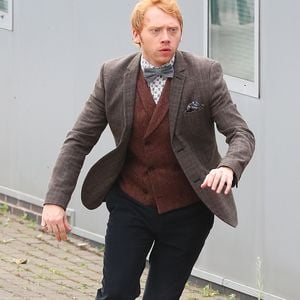 Rupert Grint lors du tournage de Snatch à Manchester, au Royaume-Uni, le 20 septembre 2016.