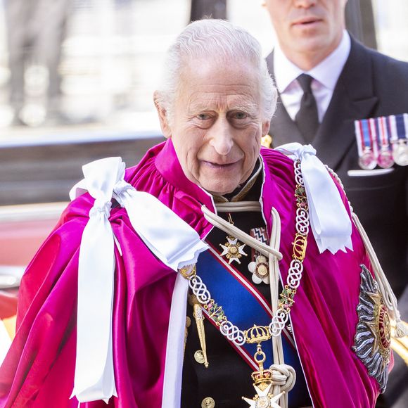 Le 16 mai 2025 : le roi Charles III et le prince William à l'abbaye de Westminster à Londres © GOFF INF / BESTIMAGE