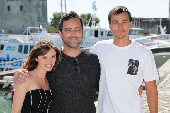 Marylin Lima, Michel Biel et David Hourregue lors de la 20e édition du Festival de fiction TV, le 15 septembre 2018 à La Rochelle, France .Photo by Thibaud MORITZ/ ABACAPRESS.COM