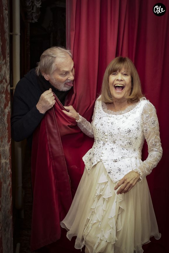 Jean-Jacques Debout, Chantal Goya, lors de la représentation pour Les Pièces Jaunes du Cirque Bouglione au Cirque d'Hiver organisée par le couturier Stéphane Rolland, Paris, France, le 10 janvier 2026. © Jack Tribeca / Bestimage