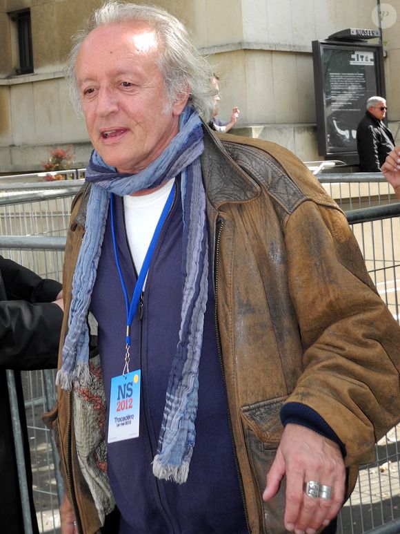 Didier Barbelivien lors du meeting UMP du Trocadéro à Paris, France, le 01 mai 2012. Photo by Pixel Press/ABACAPRESS.COM