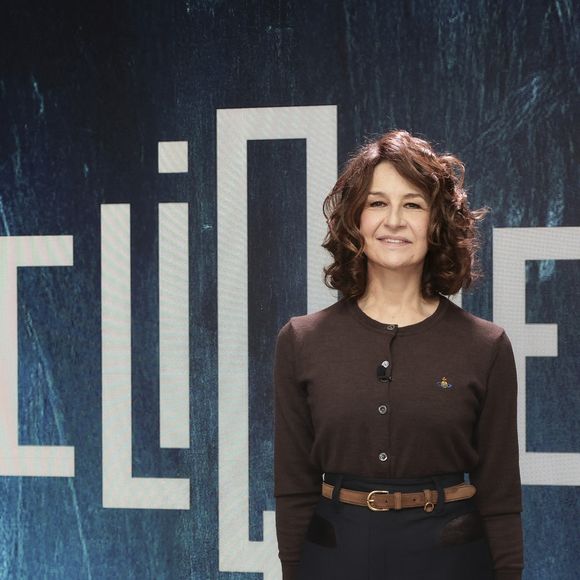 Exclusif - Valérie Lemercier, sur le plateau de Clique (Midi) présenté par M.Achour, et diffusé sur Canal + le 4 novembre 2025, à Paris, France, le 28 octobre 2025. © Jack Tribeca/Bestimage