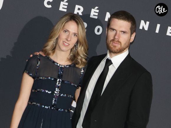 Joy Desseigne Barriere et son frère Alexandre Desseigne Barriere au photocall du dîner de la 50ème édition de la cérémonie des César au Fouquet's à Paris, France, le 28 février 2025. © Coadic Guirec/Bestimage