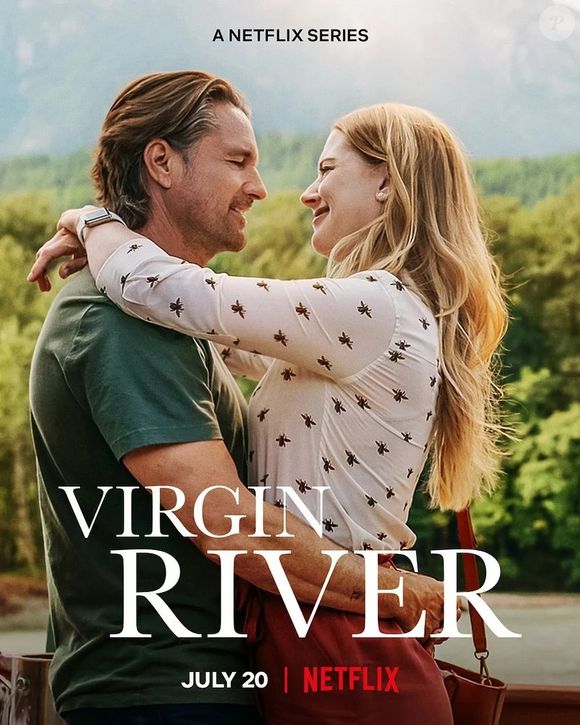 L'affaire a pris une toute autre ampleur lorsqu'il a été révélé que les victimes étaient Dawn Searle et son mari Andrew Searle, la mère et le beau-père de Callum Kerr, acteur de la série à succès Virgin River diffusée depuis 2019 sur Netflix.

L'affiche de la série Netflix Virgin River diffusée depuis 2019 sur la plateforme de streaming ©Netflix