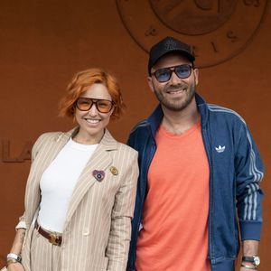 Natasha St-Pier et son compagnon Vincent Bidal au Village lors des Internationaux de France de Tennis de Roland Garros 2025 le 3 juin 2025 à Paris.  © Moreau / Jacovides / Bestimage