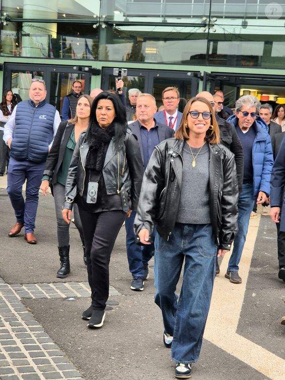 Laura Smet lors de l'inauguration de l’esplanade Johnny Hallyday au pied du Zénith d'Auvergne à Cournon-d'Auvergne, près de Clermont-Ferrand, France, le 14 octobre 2025. © Eternity/Bestimage