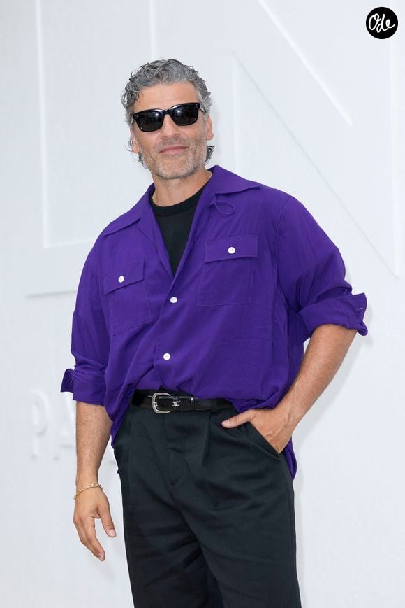 Exclusif - Oscar Isaac - Photocall du défilé Celine "Collection Homme Prêt-à-Porter Printemps/Eté 2027" lors de la Fashion Week de Paris, le 27 juin 2026.

© Olivier Borde/Bestimage