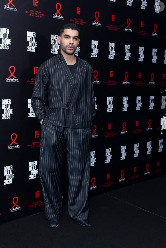 Sami Outalbali au photocall du 22ème dîner de la mode pour le Sidaction à Paris le 30 janvier 2025.
© Olivier Borde / Bestimage