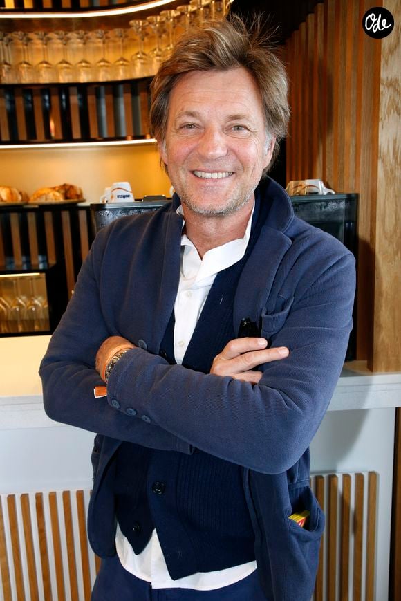 Laurent Delahousse au déjeuner dans la loge de France Télévision lors des Internationaux de France de Tennis de Roland Garros 2024 - Jour 12, à Paris, le 6 Juin 2024.  

© Bertrand Rindoff / Bestimage