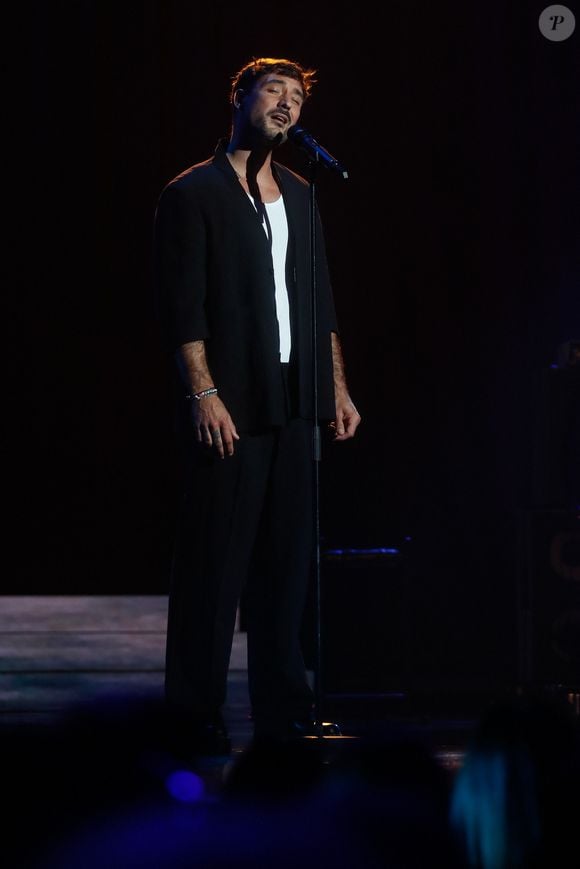 Exclusif - Jérémy Frérot - Enregistrement de l'émission "Eternel Aznavour, le concert événement", diffusée le 18 octobre sur France 3
© Christophe Clovis-Cyril Moreau / Bestimage