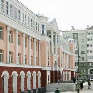 Illustration de la Mordovie, region russe ou va s’installer l'acteur francais Gerard Depardieu - Illustration d'une ecole a Saransk.
ITAR TASS / BESTIMAGE