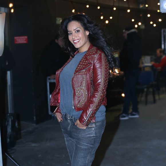 Exclusif - Amel Bent - Enregistrement de l'emission "La nouvelle generation chante Goldman" au Palais des Sports, qui sera diffusee sur TMC le 4 decembre 2013 BORDENAVE-MOREAU / BESTIMAGE