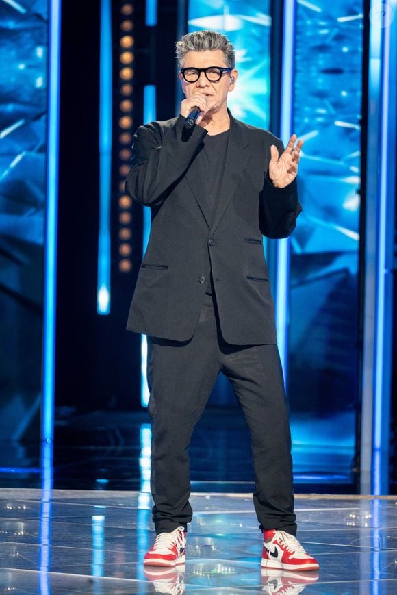 Marc Lavoine lors du Téléthon 2024, à Saint Denis, près de Paris, France, le 29 novembre 2024. Photo par Alexis Jumeau/Abaca