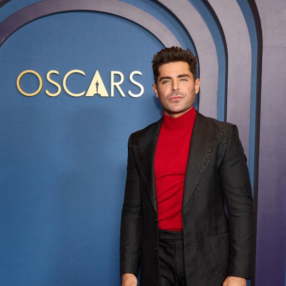 Zac Efron était lui aussi présent lors de cet évènement

Zac Efron au photocall de la 14ème édition des Governors Awards au Ray Dolby Ballroom à Los Angeles le 9 janvier 2024.
© AMPAS via Grosby / Bestimage