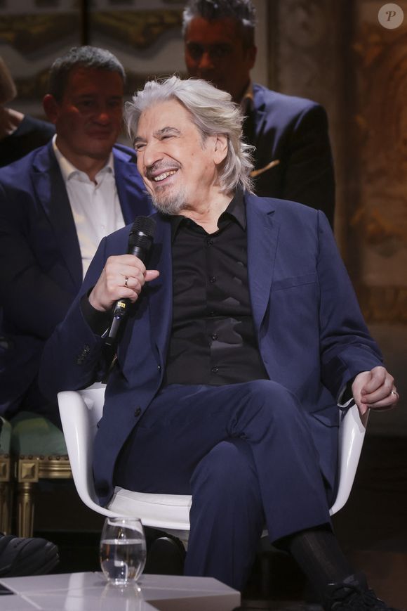 Exclusif - Exclusif - Serge Lama - Enregistrement de l'émission "Le Grand Echiquier, le printemps à Versailles", présentée par C.Chazal et diffusée le 31 mars sur France 2
© Jack Tribeca / Bestimage