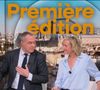 Christophe Delay et Roselyne Dubois sur le plateau de "Première édition" le vendredi 11 juillet 2025 © BFMTV