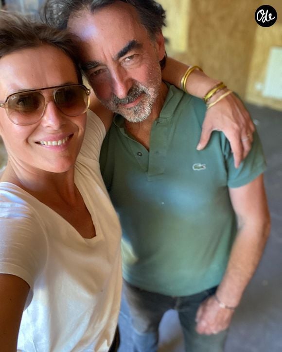 Marie du Sordet d'"Affaire conclue" et son mari Jacques, en Normandie - mai 2023