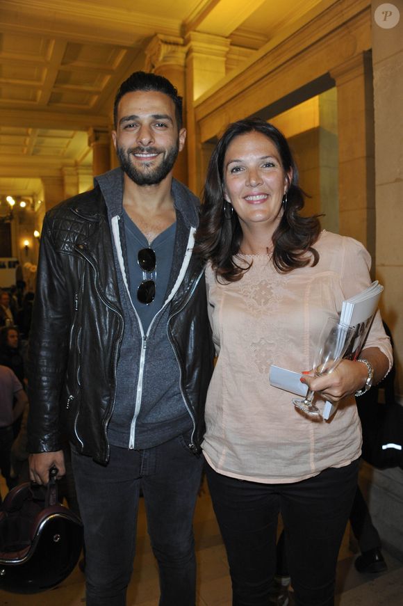 Maxim Nucci et Juliette Canet de Crozals au vernissage de l'exposition "Juste Humain" à l'université Descartes à Paris, le 18 juin 2012. Crédit Bestimage