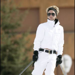 Victoria Beckham en vacances à Courchevel.

©BestImage