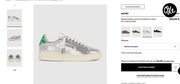 Des sneakers qui s'affichent quant à elles généralement autour de 180 euros à 200 euros selon les finitions. 

Les sneakers Autry