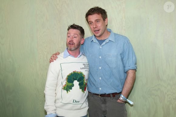 Macaulay Culkin et Jonathan Anderson posent backstage à la suite du Défilé de Mode Dior, Prêt-à-porter Automne / Hiver 2026-2027, Photocall, dans le cadre de la Fashion Week de Paris, France, le 03 Mars 2026.

© Bertrand Rindoff / Bestimage