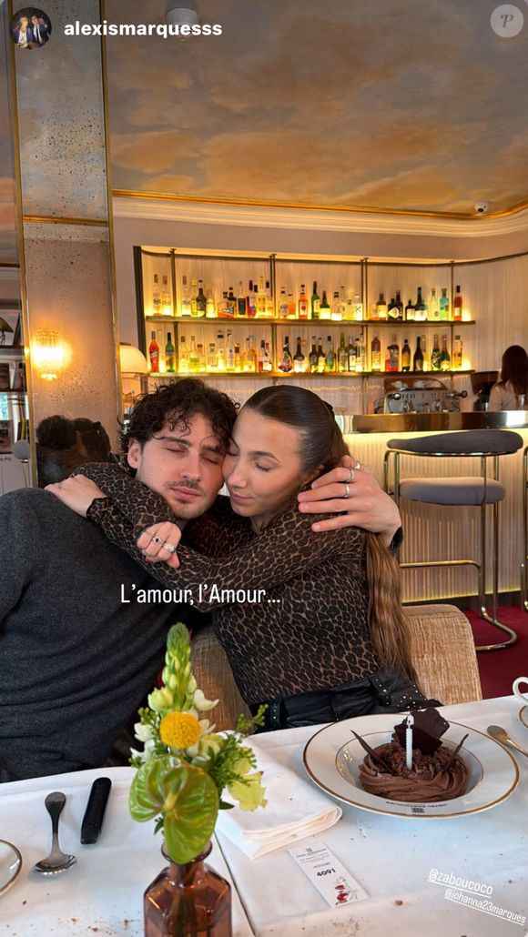 Noé avec Johanna Marques, Instagram