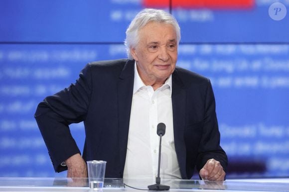 Michel Sardou apparaît sur BFM TV le 19 janvier 2023 à Paris, France. Photo Jerome Dominé/Abaca