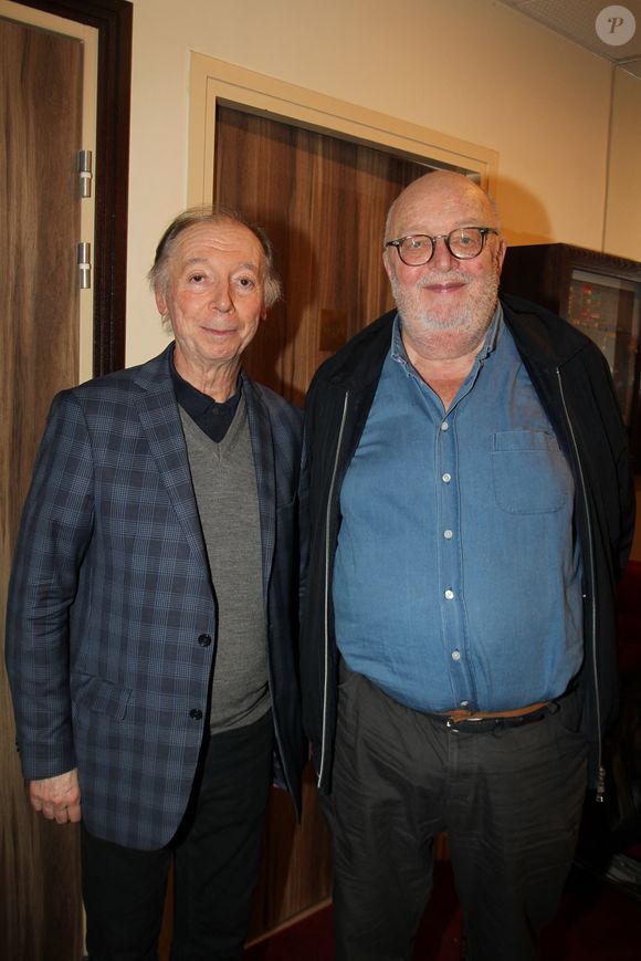 Exclusif - Philippe Chevallier, Bernard Mabille - Générale de la pièce de théâtre "Le Cake aux Olives" au théâtre de Passy à Paris le 29 octobre 2024. 
© Philippe Baldini/Bestimage