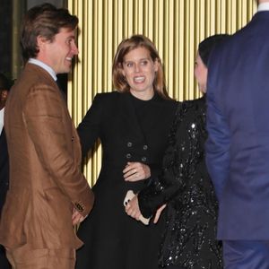 La princesse Beatrice d'York et son mari Edoardo Mapelli Mozzi lors de l'inauguration de l'hôtel Chancery Rosewood à Londres, Royaume-Uni, le 14 octobre 2025, marquant le lancement de l'hôtel de luxe par une soirée scintillante. Photo par Backgrid UK/ Bestimage