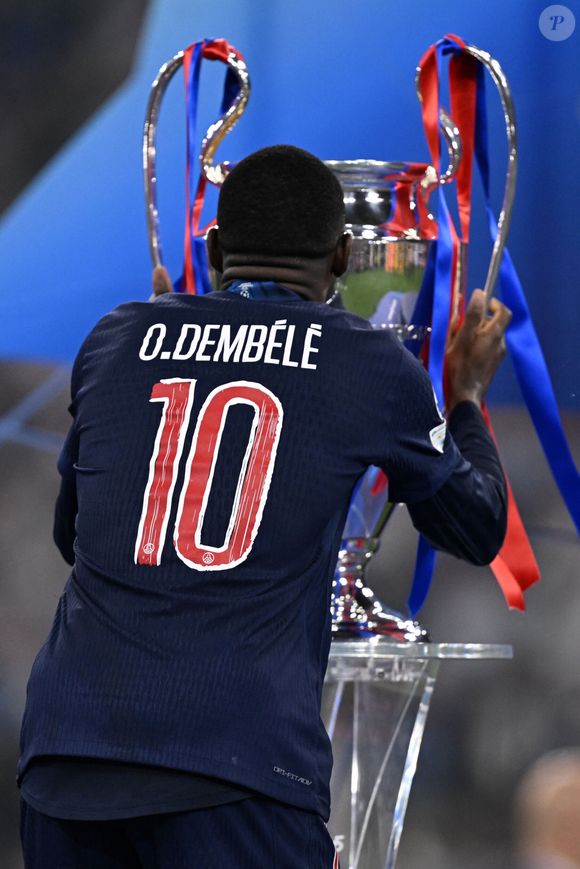 Ousmane Dembele' - Le PSG remporte la Ligue Des Champions 2025, pour la première fois de son histoire, face à l'Inter Milan (5-0) à l'Allianz Arena de Munich, le 31 mai 2025. Photo : Image Sport/PsnewZ/Bestimage