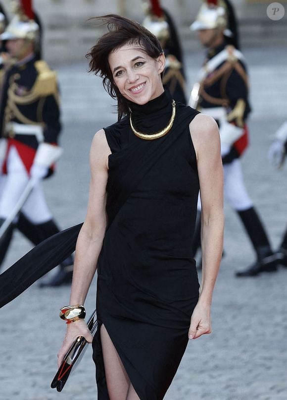 Charlotte Gainsbourg - Dîner d'Etat au château de Versailles en l'honneur de la visite officielle du roi et de la reine d'Angleterre en France (20 - 22 septembre 2023), le 20 septembre 2023. 150 invités triés sur le volet ont été conviés à cette occasion.
© Jacovides-Moreau / Bestimage