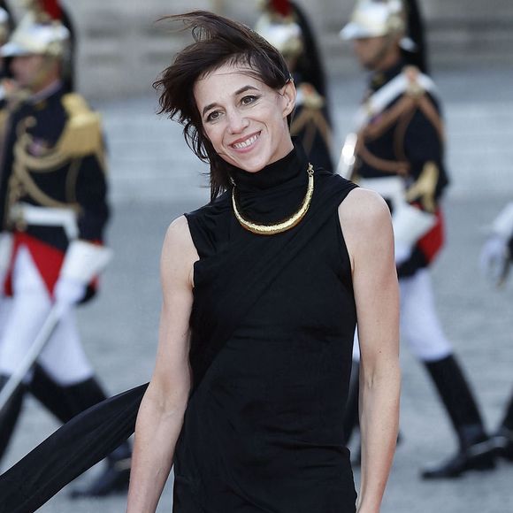Charlotte Gainsbourg - Dîner d'Etat au château de Versailles en l'honneur de la visite officielle du roi et de la reine d'Angleterre en France (20 - 22 septembre 2023), le 20 septembre 2023. 150 invités triés sur le volet ont été conviés à cette occasion.
© Jacovides-Moreau / Bestimage