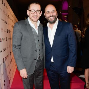 Dany Boon et Jérôme Commandeur sont toujours de très bons amis et ils ont même partagé l'affiche de certains films ensemble.

Dany Boon et Jérôme Commandeur - 25ème édition des Trophées du Film Français 2018 au Palais Brongniart à Paris, le 6 février 2018. © Coadic Guirec/Bestimage