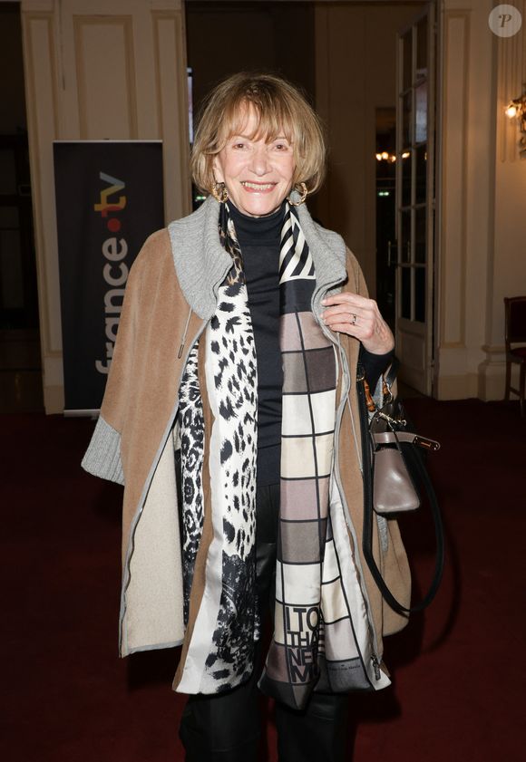 Exclusif -  Eve Ruggieri - 50ème de la pièce "Lyly" avec M. Bernier et F. Perrin au théâtre de Paris le 27 mars 2025. © Coadic Guirec/Bestimage