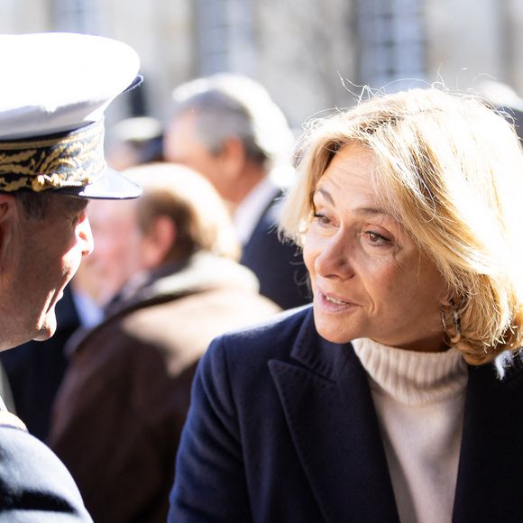Valérie Pécresse - Cérémonie en hommage à l'ancien maire de Bordeaux Nicolas Florian au Palais Rohan - hôtel de ville suivie des obsèques en la cathédrale Saint-André de Bordeaux, France, le 31 janvier 2025. Nicolas Florian, né le 29 mars 1969 à Marmande et mort le 26 janvier 2025 à Bordeaux, était un homme politique français, membre des Républicains. Il a été maire de Bordeaux de 2019 à 2020. © Quentin Salinier/Bestimage