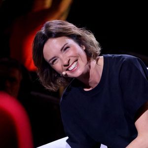 Exclusif - Isabelle Ithurburu lors de l'enregistrement de l'émission "La chanson secrète N°14", présentée par N.Aliagas et diffusée le 26 décembre sur TF1, consacrée à Isabelle Ithurburu à Paris le 9 décembre 2025. © Jacovides-Moreau/Bestimage