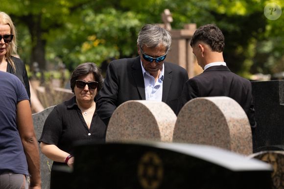 Exclusif - Obsèques de Sabine Anthony au cimetière carré juif de Pantin, le 1er août 2025. Agence / Bestimage