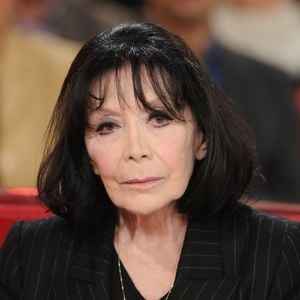 Juliette Gréco lors de l'enregistrement de l'émission "Vivement dimanche". © Guillaume Gaffiot /Bestimage