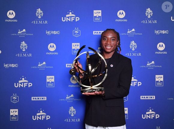 Melchie DUMORNAY - Photocall de la 34ème édition des Trophées UNFP du Football au Palais Brongniart à Paris le 11 mai 2026. © UNFP / FEP /ICON/PsnewZ/Bestimage
