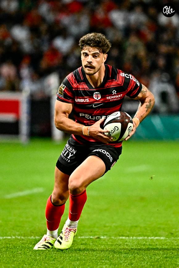 Romain Ntamack (st) lors du match de rugby de la 6ème journée du TOP14 opposant le Stade toulousain à l'Union Bordeaux Bègles (56-13) à Toulouse, France, le 12 octobre 2025.

© Thierry Breton/Psnewz/Bestimage