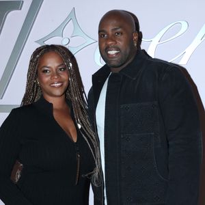 Luthna Plocus et Teddy Riner - Photocall du Défilé de Mode Louis Vuitton Homme, Mode Masculine prêt-à-porter Automne/Hiver 2025-2026 dans le cadre de la Fashion Week de Paris, France, le 21 Janvier 2025. 

© Bertrand Rindoff / Bestimage