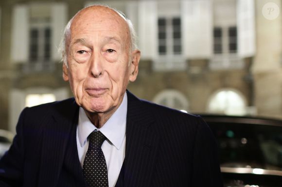 Valéry Giscard d'Estaing - Dîner organisé par l'Institut Lecanuet intitulé "L'Europe doit peser sur la primaire" au Sénat à Paris le 4 octobre 2016. © Stéphane Lemouton/Bestimage