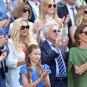 La princesse Charlotte, le prince George et Kate Middleton à Wimbledon, le 12 juillet 2026.

© Mirrorpix / Bestimage
