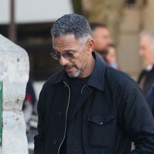 Roschdy Zem - Obsèques de Nathalie Baye en l'église Saint-Sulpice à Paris le 23 avril 2026. © Dominique Jacovides - Coadic Guirec / Bestimage
