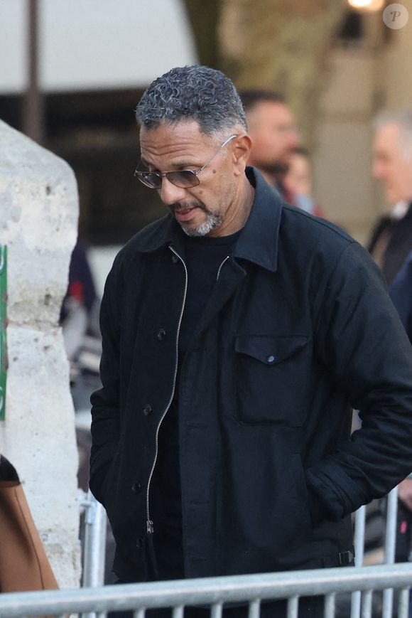 Roschdy Zem - Obsèques de Nathalie Baye en l'église Saint-Sulpice à Paris le 23 avril 2026. © Dominique Jacovides - Coadic Guirec / Bestimage
